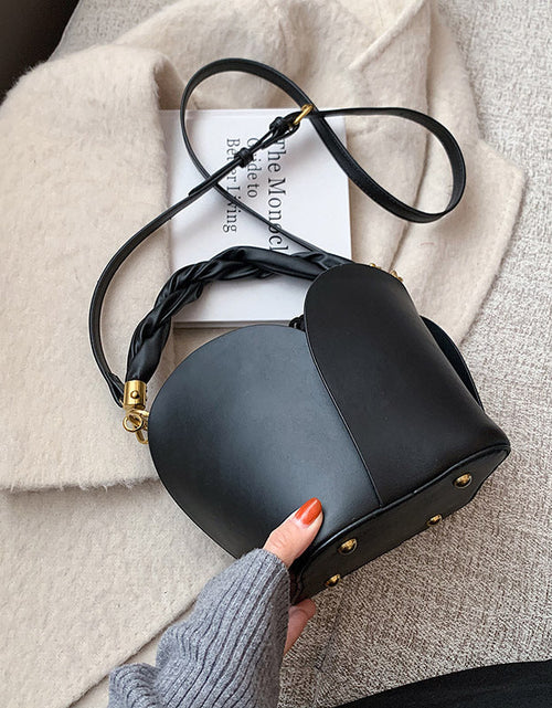 Load image into Gallery viewer, Retro Bucket Shoulder Bag
