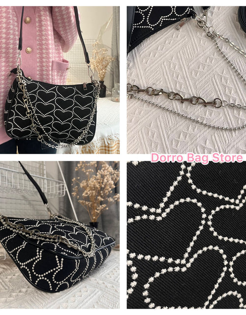 Load image into Gallery viewer, Heart Pattern Shoulder Bag
